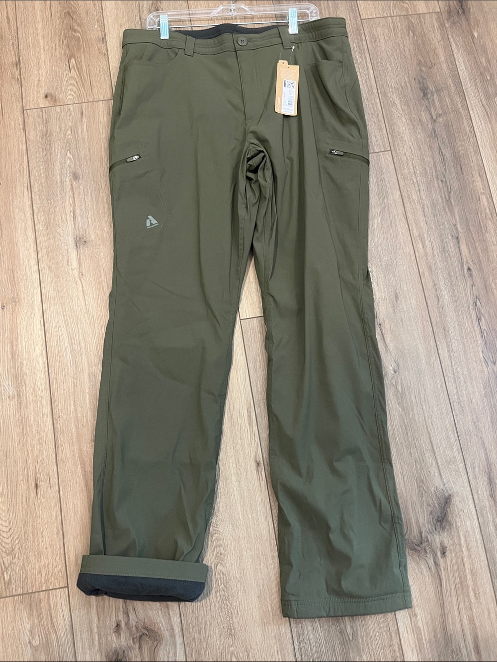 Eddie Bauer guide pro lined pants dark fatigue olive green NEW NWT 16 tall